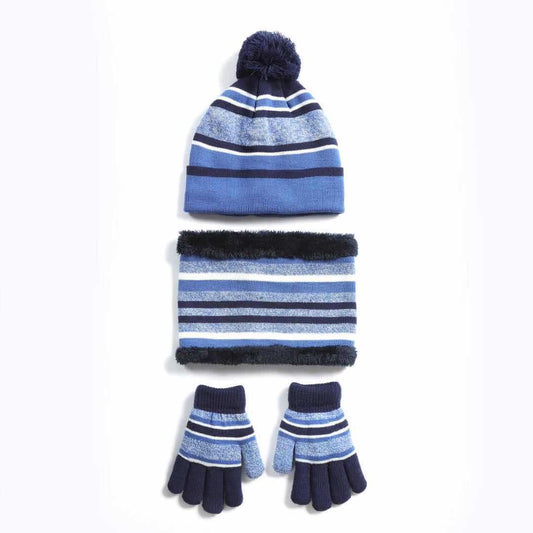 Conjunto Invernal Completo: Gorro, Bufanda y Guantes Acolchados - Image 3
