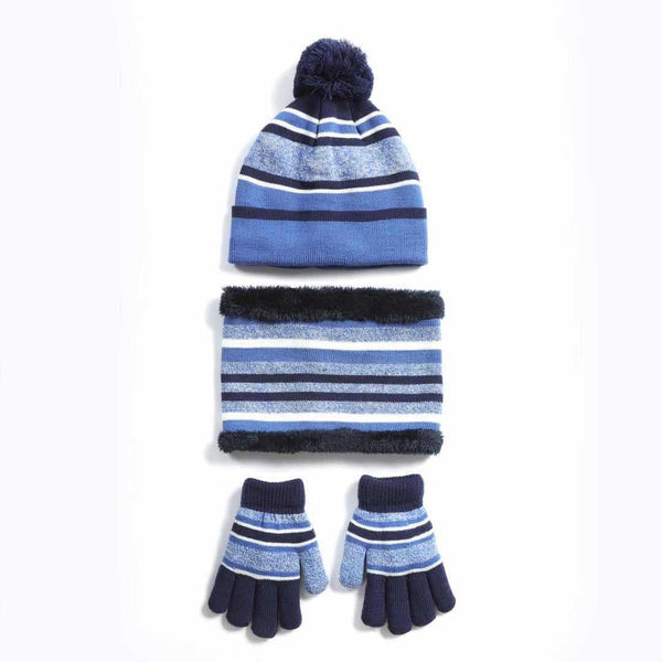 Conjunto Invernal Completo: Gorro, Bufanda y Guantes Acolchados - Image 3