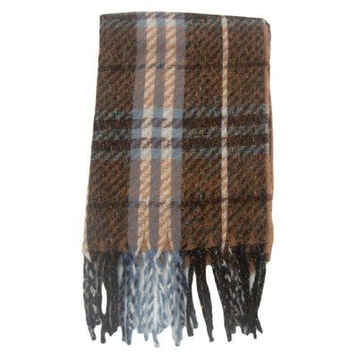 Bufanda Escocesa Unisex con Flecos y Borlas - Image 16