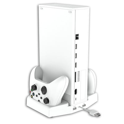 Almohadilla Refrigerante Multifunción con Ventilador, Soporte para Auriculares y Luces LED - Image 3