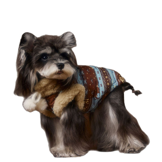 Chaleco Fair Isle para Mascotas Schnauzer Bichon Teddy - Image 2