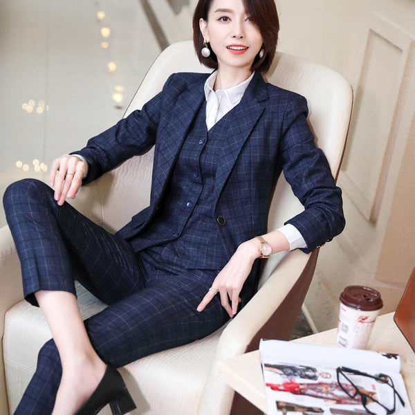 Traje Cuadros Ejecutivo Premium - Elegancia Profesional - Image 5
