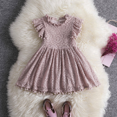 Vestido de Niña para Primer Año y Luna Llena - Elegancia Festiva - Image 5