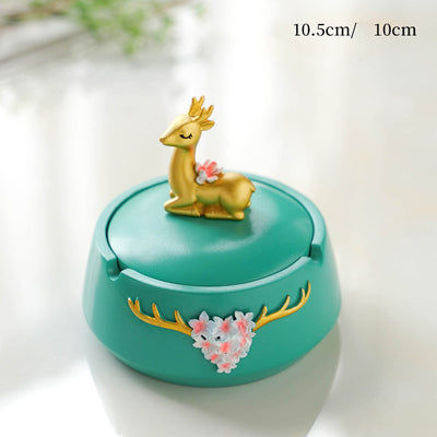 Cenicero Decorativo con Tapa - Diseño Moderno para Sala y Escritorio - Image 35