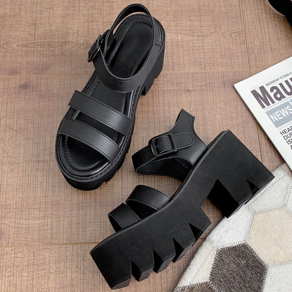 Sandalias de Tacón Alto Elegantes en Colores Sólidos para Mujer
