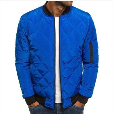 Chaqueta de Algodón para Hombre con Cuello de Pie y Costuras de Diamante - Image 13