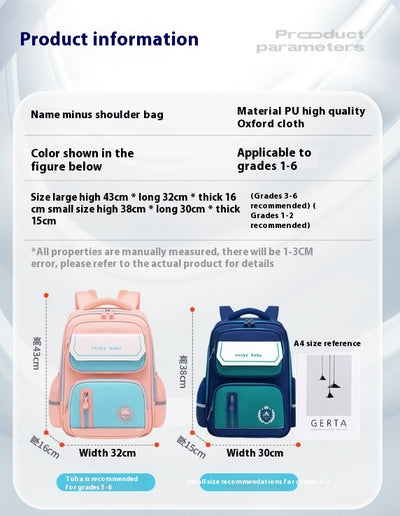 Mochila Escolar Ergonómica con Protección de Columna y Tela Impermeable - Image 50