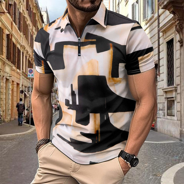 Camisa Manga Corta con Estampado Digital 3D para Hombre - Image 6