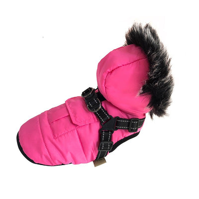 Chaleco de Algodón Acolchado Invierno con Cuello de Pelaje - Image 6