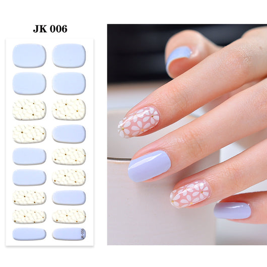 Pegatinas de Uñas UV Gel Semi-curadas Impermeables - Pure Desire Wind Wear - Image 10