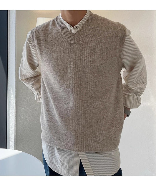 Camisa Casual Holgada de Manga Larga a Rayas para Hombre - Image 13