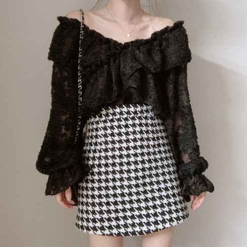 Blusa Jacket Asimétrica con Manga Acampanada - Image 7