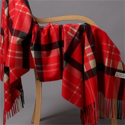 Bufanda de Cachemira con Lunares para Otoño e Invierno - Image 42