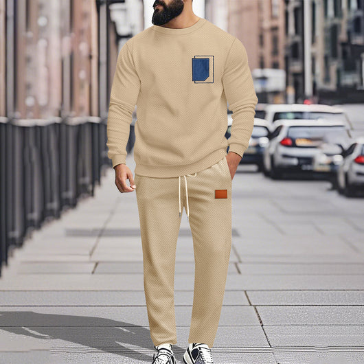 Suéter Deportivo Combinado Dos Piezas - Conjunto Casual Moderno - Image 9