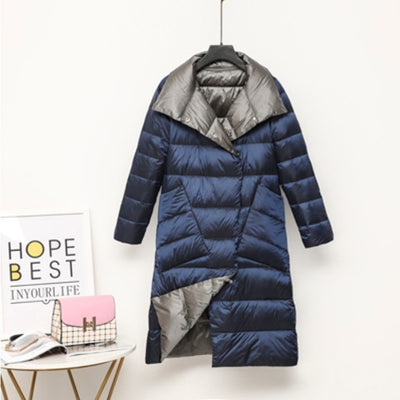 Chaqueta de Plumón de Pato Ligera - Abrigo Invernal Midi Elegante