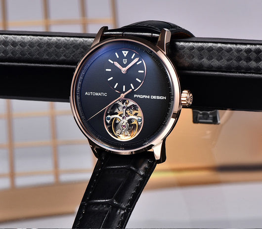 Reloj Automático Tourbillon de Lujo para Hombre con Esfera Luminosa - Image 13