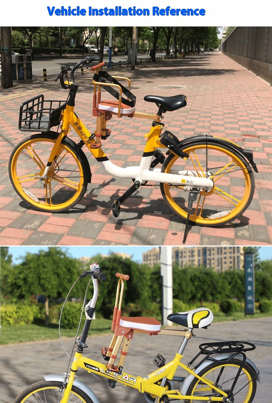 Asiento Delantero Plegable de Aluminio para Bicicleta Compartida Infantil - Image 18