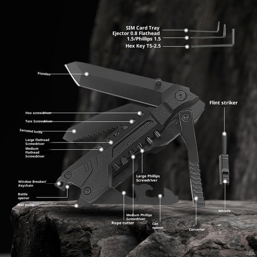 Cuchillo Táctico Portátil Multiusos - Image 9
