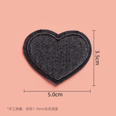 Parches Adhesivos para Ropa - Reparación sin Costura con Patrón de Bordado Negro - Image 20