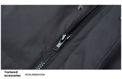 Chaqueta Acolchada de Pato con Gorro Desmontable - Abrigo Cálido Hombre - Image 31