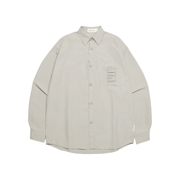 Camisa Holgada de Manga Larga Clásica para Hombre