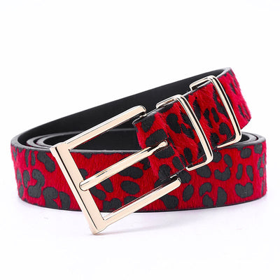 Cinturón de Crin de Caballo con Estampado Leopardo - Estilo Creativo Femenino - Image 6