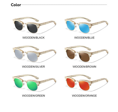 Gafas de Sol Polarizadas Semiarmazón UV400 para Hombre y Mujer - Image 19