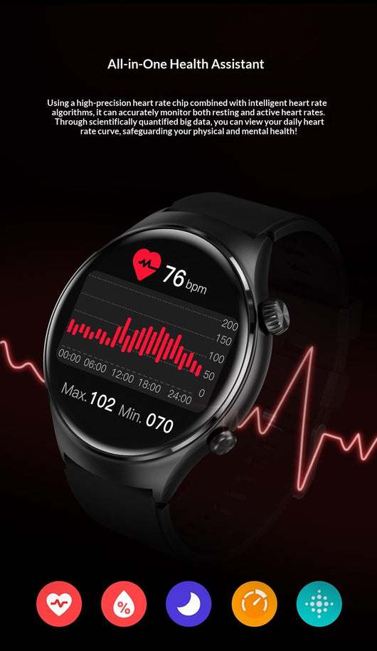 Reloj Inteligente NFC Resistente al Agua con Pulsera de Pago - Image 21