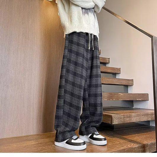 Pantalones Casuales Rectos Holgados con Caída Fluida - Image 3
