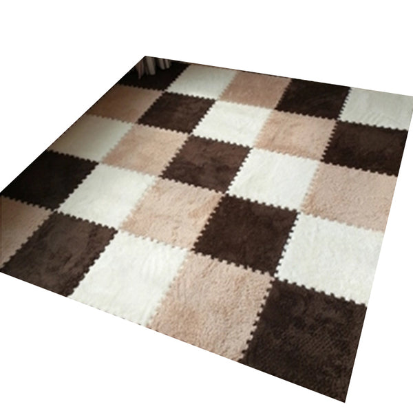 Alfombra Cubo de Gran Área para Habitación y Lado de Cama
