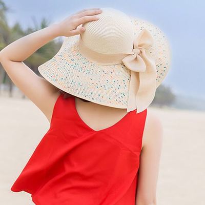 Sombrero de Playa Plegable con Protección Solar UV