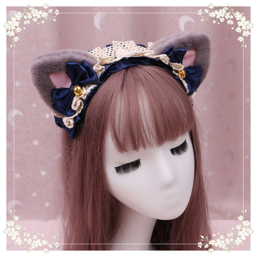 Diadema Lolita Gatita de Peluche con Encaje - Accesorio Anime Japonés - Image 56