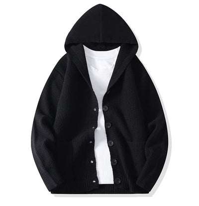 Cardigan de Punto con Solapa para Hombre - Estilo Moderno y Versátil - Image 19