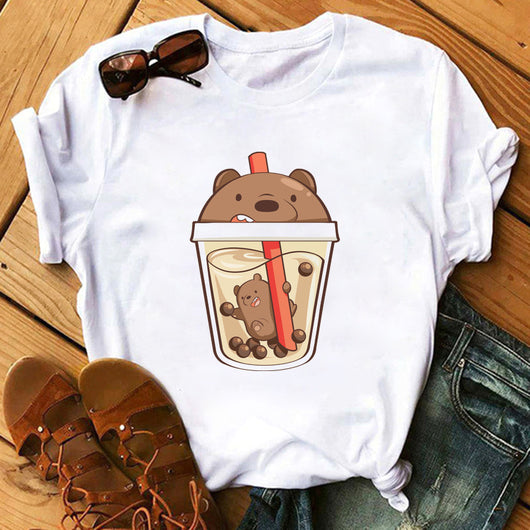 Playera Estampado Té con Leche - Manga Corta para Mujer - Image 15
