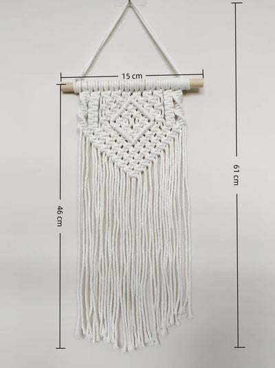 Tapiz Tejido a Mano con Borlas de Cuerda de Algodón - Image 17