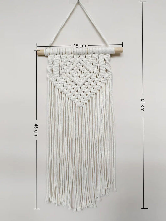 Tapiz Tejido a Mano con Borlas de Cuerda de Algodón - Image 17