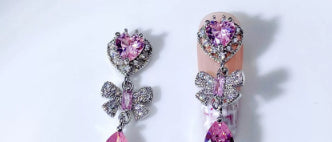 Accesorios de Nail Art en Circonita - Diseños Arco, Corazón, Luna e Irregular - Image 10