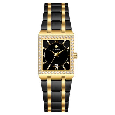 Reloj Mujer Acero Inoxidable Resistente al Agua con Cristal Diamante - Image 15