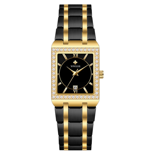Reloj Mujer Acero Inoxidable Resistente al Agua con Cristal Diamante - Image 15