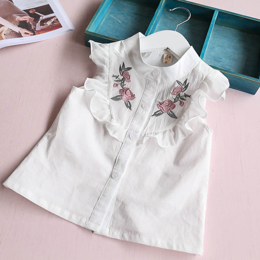 Conjunto de Chaqueta Bordada Floral y Short con Moño - Image 8
