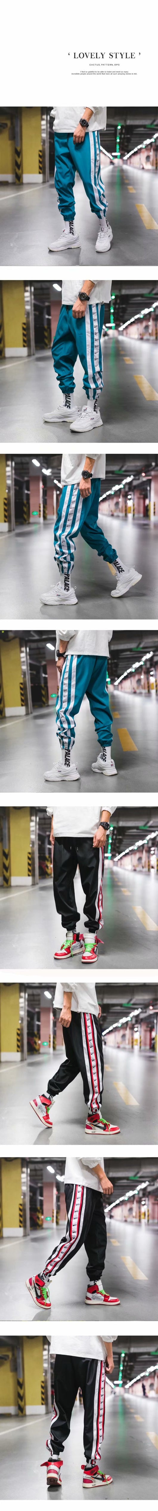 Pantalones Jogger Harem Hip Hop Sueltos para Hombre - Image 21