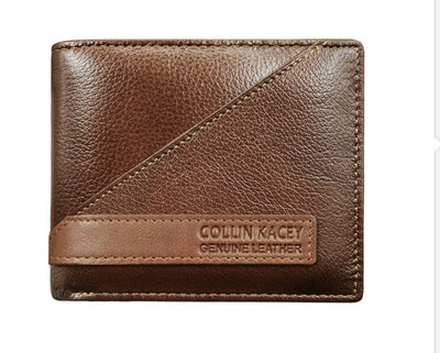 Cartera Corta de Cuero Genuino para Hombre - Image 14