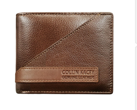 Cartera Corta de Cuero Genuino para Hombre - Image 14