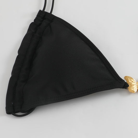Traje de Baño Triangular con Cordón Elástico y Diseño Mariposa para Mujer - Image 23