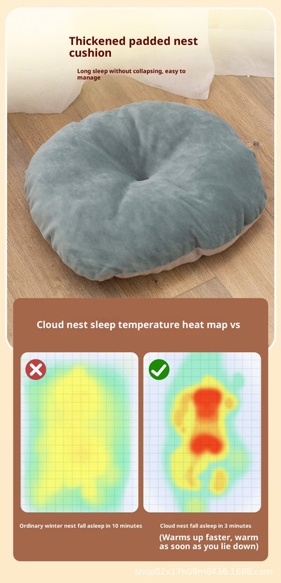 Cama Nido para Gatos Cerrada de Cuatro Estaciones - Image 15