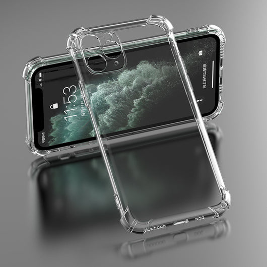 Funda Protectora Transparente Antigolpes para iPhone 12, 11, Pro, X, XS, Max y SE