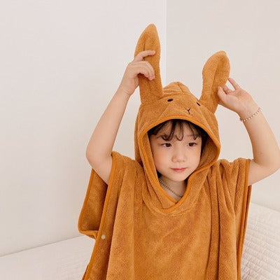 Toalla de Baño Infantil con Capucha Diseño Conejito - Image 9
