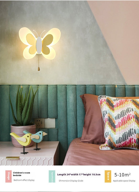 Lámpara de Pared Mariposa Infantil - Luz LED para Dormitorio Niños - Image 14