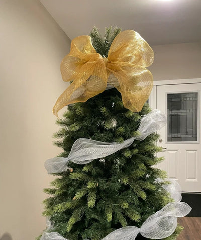 Cintas de Seda y Moños Decorativos para Árbol de Navidad - Image 19