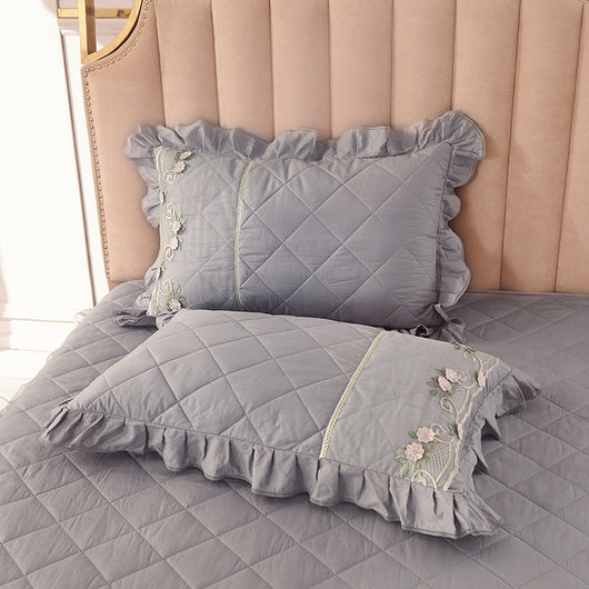 Funda de Almohada de Algodón Puro con Encaje Elegante - Image 18